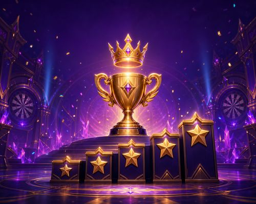 金色奖杯与星级阶梯的精通成就画面